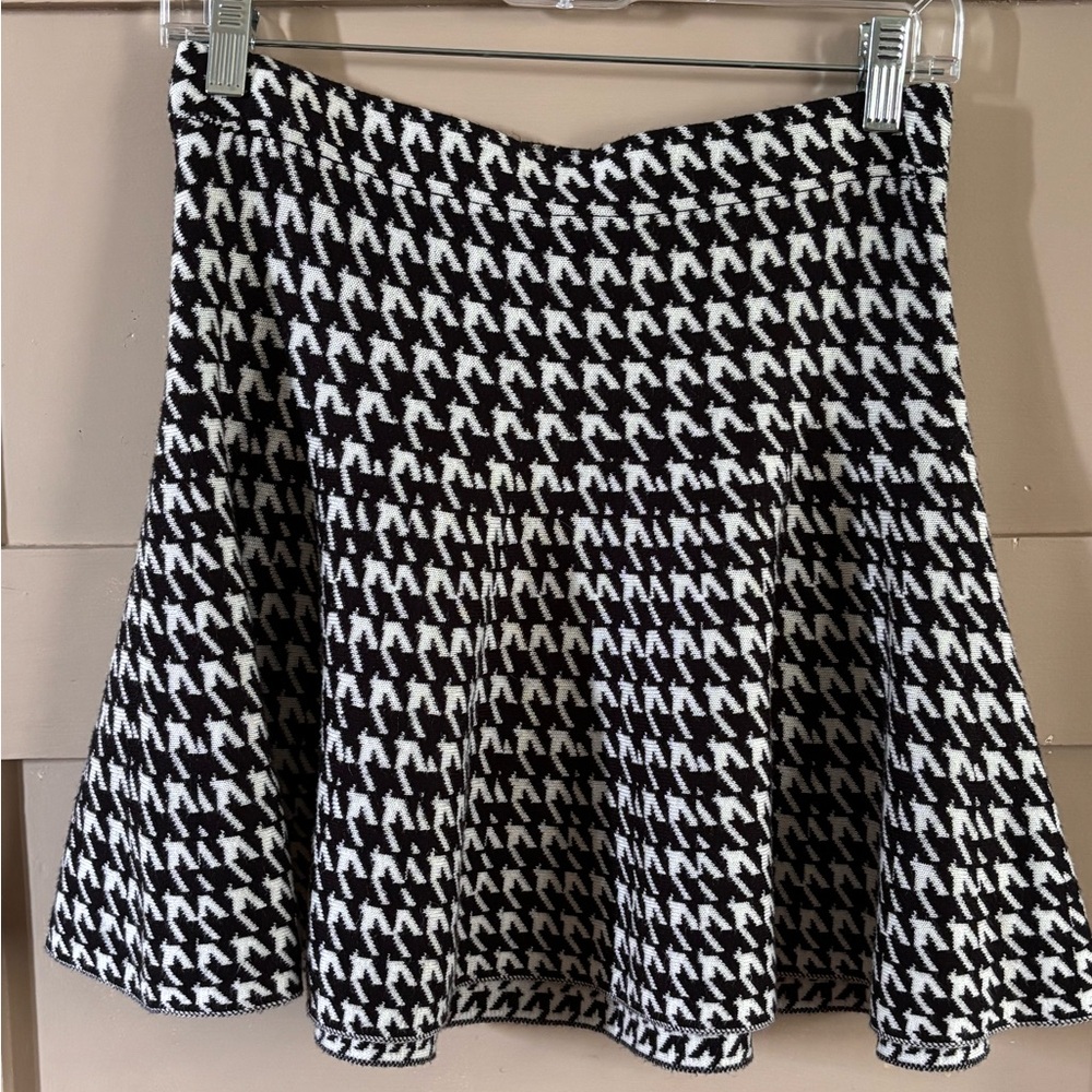 Candies Mini Skirt Houndstooth